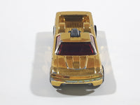 2010 Hot Wheels Hot Haulers Bedlam Truck Gold Chrome Die Cast Toy Car Vehicle