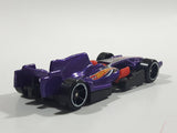 2019 Hot Wheels Super Rigs F1 Racer Purple Die Cast Toy Race Car Vehicle