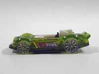 2019 Hot Wheels X-Raycers Monteracer Clear Lime Green Die Cast Toy Race Car Vehicle