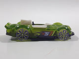 2019 Hot Wheels X-Raycers Monteracer Clear Lime Green Die Cast Toy Race Car Vehicle