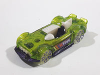 2019 Hot Wheels X-Raycers Monteracer Clear Lime Green Die Cast Toy Race Car Vehicle