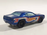 2012 Hot Wheels HW Racing '08 Dodge Challenger SRT8 Metallic Blue Die Cast Toy Car Vehicle