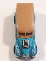 2010 Hot Wheels HW Garage '40s Woodie Ocean Blue Surfing Die Cast Toy Muscle Car Vehicle - No Surfboards