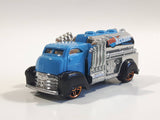 2019 Hot Wheels HW Metro Fast Gassin Fuel Truck Blue with Chrome Tank Die Cast Toy Car Vehicle