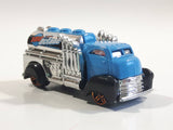 2019 Hot Wheels HW Metro Fast Gassin Fuel Truck Blue with Chrome Tank Die Cast Toy Car Vehicle