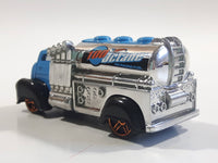 2019 Hot Wheels HW Metro Fast Gassin Fuel Truck Blue with Chrome Tank Die Cast Toy Car Vehicle