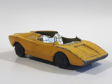 Vintage 1973 Lesney Matchbox Superfast No. 27 Lamborghini Countach Yellow Die Cast Toy Super Dream Car Vehicle - No Roof