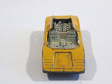 Vintage 1973 Lesney Matchbox Superfast No. 27 Lamborghini Countach Yellow Die Cast Toy Super Dream Car Vehicle - No Roof