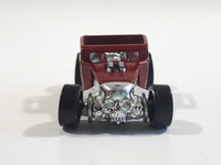 2006 Hot Wheels First Editions Bone Shaker Dark Red Die Cast Toy Car Hot Rod Vehicle