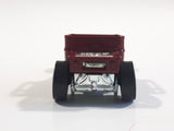 2006 Hot Wheels First Editions Bone Shaker Dark Red Die Cast Toy Car Hot Rod Vehicle