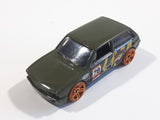 2013 Hot Wheels Jungle Rally Volkswagen Brasilia Dark Olive Green Die Cast Toy Car Vehicle