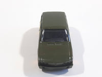 2013 Hot Wheels Jungle Rally Volkswagen Brasilia Dark Olive Green Die Cast Toy Car Vehicle