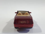 2003 Hot Wheels Mercedes-Benz SL Convertible Metalflake Red Die Cast Toy Luxury Car Vehicle