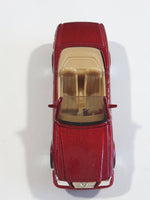 2003 Hot Wheels Mercedes-Benz SL Convertible Metalflake Red Die Cast Toy Luxury Car Vehicle