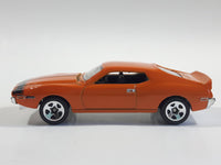 2009 Hot Wheels AMC Javelin AMX Metalflake Orange Die Cast Toy Muscle Car Vehicle