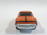 2009 Hot Wheels AMC Javelin AMX Metalflake Orange Die Cast Toy Muscle Car Vehicle