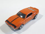 2009 Hot Wheels AMC Javelin AMX Metalflake Orange Die Cast Toy Muscle Car Vehicle