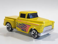 1998 Hot Wheels 1956 Chevy '56 Flashsider Truck Yellow Die Cast Toy Car Vehicle