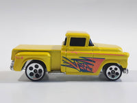 1998 Hot Wheels 1956 Chevy '56 Flashsider Truck Yellow Die Cast Toy Car Vehicle