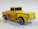 1998 Hot Wheels 1956 Chevy '56 Flashsider Truck Yellow Die Cast Toy Car Vehicle