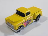 1998 Hot Wheels 1956 Chevy '56 Flashsider Truck Yellow Die Cast Toy Car Vehicle