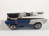 2014 Hot Wheels LFL Star Wars Han Solo Car Dark Blue and White Die Cast Toy Race Car Vehicle with Red Line Wheels