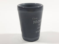 Disney Parks Authentic Original Mickey Mouse "The Mouse is in the House" Grey Glass Shooter Shot Glass