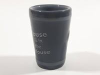 Disney Parks Authentic Original Mickey Mouse "The Mouse is in the House" Grey Glass Shooter Shot Glass