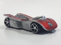 2008 Hot Wheels Motoblade Dark Red Plastic Toy Car Vehicle McDonald's Happy Meal with Crash Sound - Dead Battery