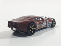 2007 Hot Wheels Nitro Door Slammer Aston Martin Burgundy Die Cast Toy Race Car Vehicle