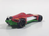 2014 Hot Wheels Ultimate Racing Med-Evil Red White Die Cast Toy Race Car Vehicle