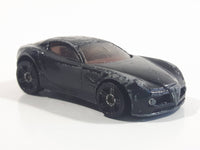 2014 Hot Wheels HW City - Night Burnerz Alfa Romeo 8C Competizione Black Die Cast Toy Car Vehicle