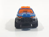 2019 Hot Wheels HW City Off-Duty Truck Dark Blue with Chrome Die Cast Toy Car Vehicle