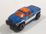 2019 Hot Wheels HW City Off-Duty Truck Dark Blue with Chrome Die Cast Toy Car Vehicle