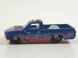 2017 Hot Wheels HW Flames Custom '72 Chevy LUV Truck Blue Die Cast Toy Car Vehicle