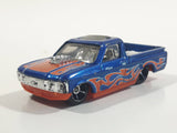 2017 Hot Wheels HW Flames Custom '72 Chevy LUV Truck Blue Die Cast Toy Car Vehicle