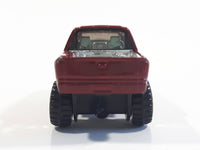 2007 Hot Wheels Dodge Ram 1500 Dark Red Die Cast Toy Off-Road Truck Vehicle