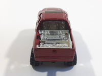 2007 Hot Wheels Dodge Ram 1500 Dark Red Die Cast Toy Off-Road Truck Vehicle