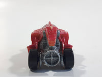 1994 Hot Wheels Color Changers Double Demon Dinosaur Red and Yellow Die Cast Toy Car Vehicle