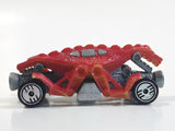 1994 Hot Wheels Color Changers Double Demon Dinosaur Red and Yellow Die Cast Toy Car Vehicle