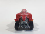 1994 Hot Wheels Color Changers Double Demon Dinosaur Red and Yellow Die Cast Toy Car Vehicle