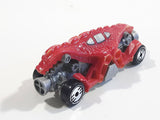 1994 Hot Wheels Color Changers Double Demon Dinosaur Red and Yellow Die Cast Toy Car Vehicle