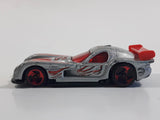 2003 Hot Wheels Serpent Cyclone Panoz GTR-1 Metalflake Silver Die Cast Toy Car Vehicle