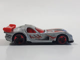 2003 Hot Wheels Serpent Cyclone Panoz GTR-1 Metalflake Silver Die Cast Toy Car Vehicle