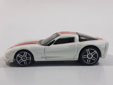 2006 Hot Wheels Corvette C6 White Die Cast Toy Car Vehicle