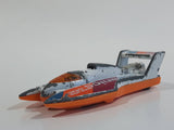 2000 Hot Wheels Forces of Nature Hydroplane White Die Cast Toy Speed Boat Oceanic One Research Vehicle