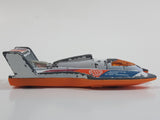 2000 Hot Wheels Forces of Nature Hydroplane White Die Cast Toy Speed Boat Oceanic One Research Vehicle