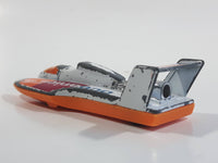 2000 Hot Wheels Forces of Nature Hydroplane White Die Cast Toy Speed Boat Oceanic One Research Vehicle