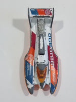 2000 Hot Wheels Forces of Nature Hydroplane White Die Cast Toy Speed Boat Oceanic One Research Vehicle