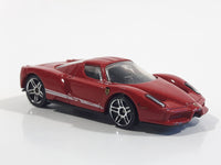 2011 Hot Wheels Nightburnerz Enzo Ferrari Red Die Cast Toy Super Car Vehicle